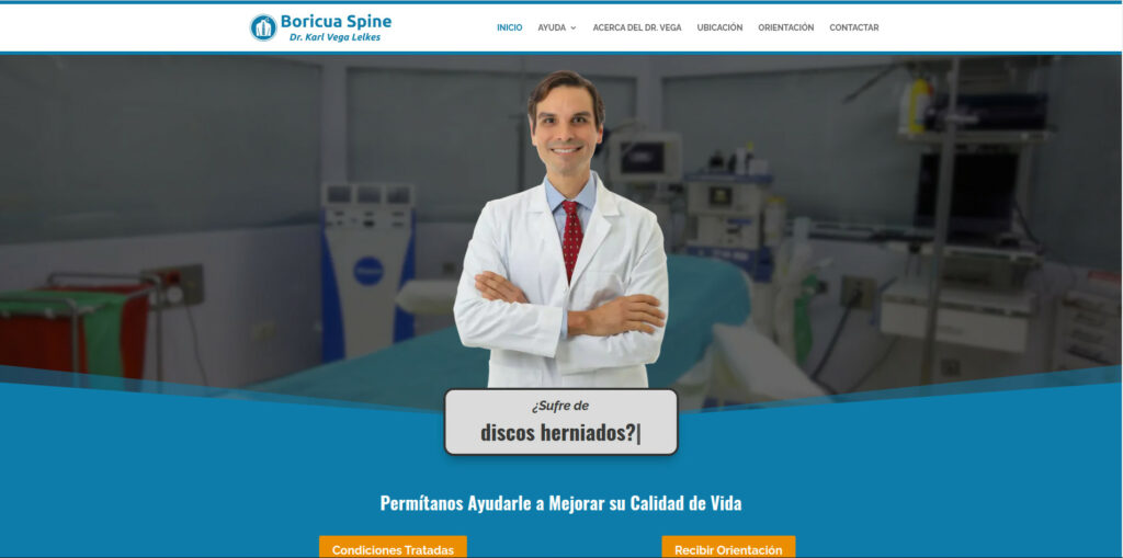 Boricua Spine Dr Karl Vega Lelkes